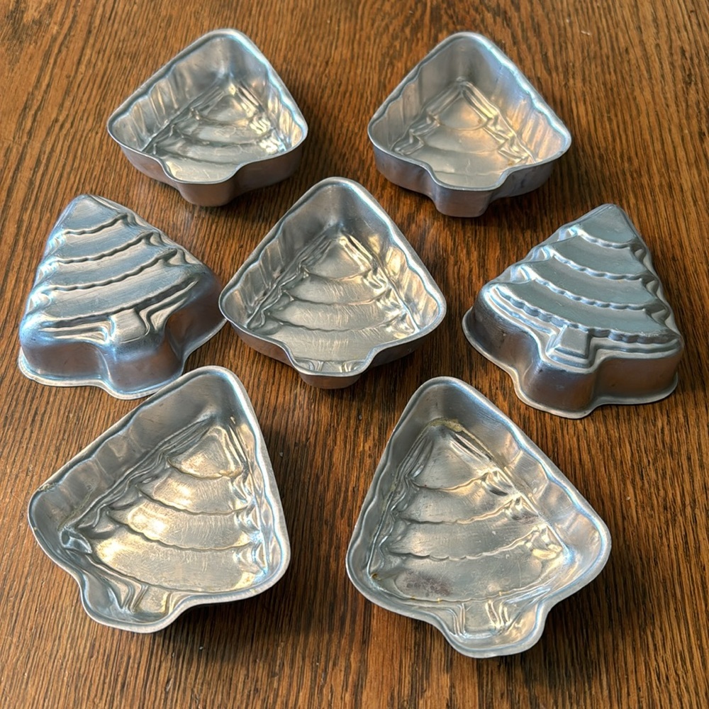 Vintage Aluminum Christmas Tree Molds - Picture 2 of 4